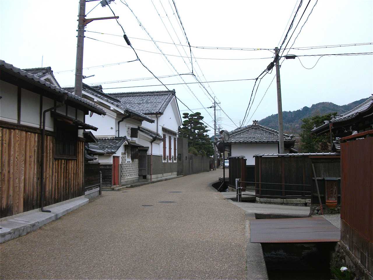 五個荘金堂の町並み